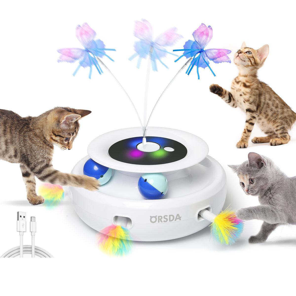 ORSDA 3-in-1 Cat Toys