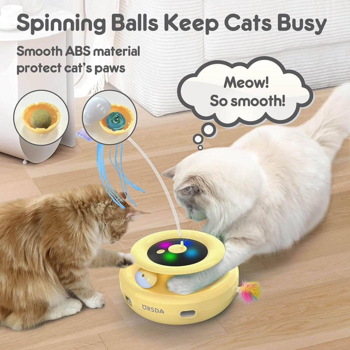 ORSDA 3-in-1 Cat Toys