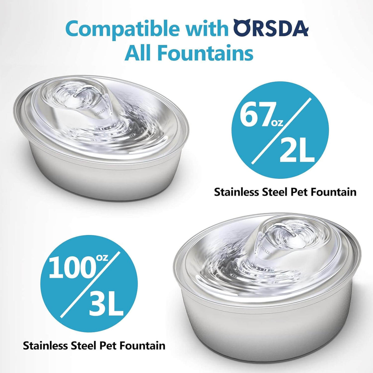 ORSDA Fountain Water Pump