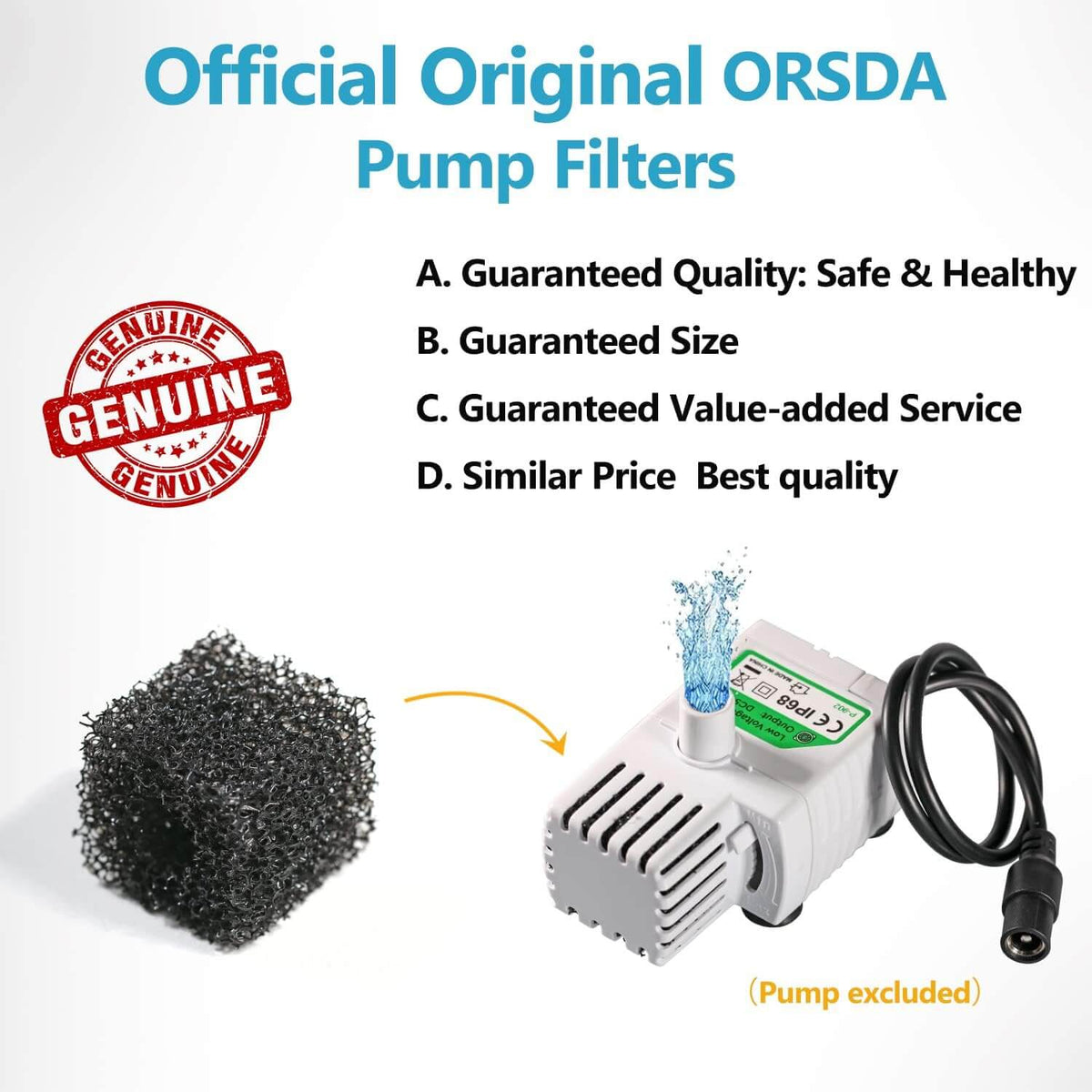 Replacement Pump Sponge