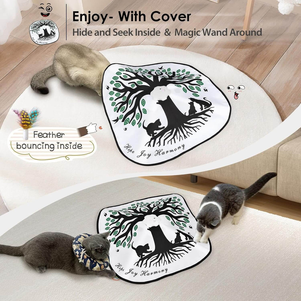 Hide and Seek Cat Toys