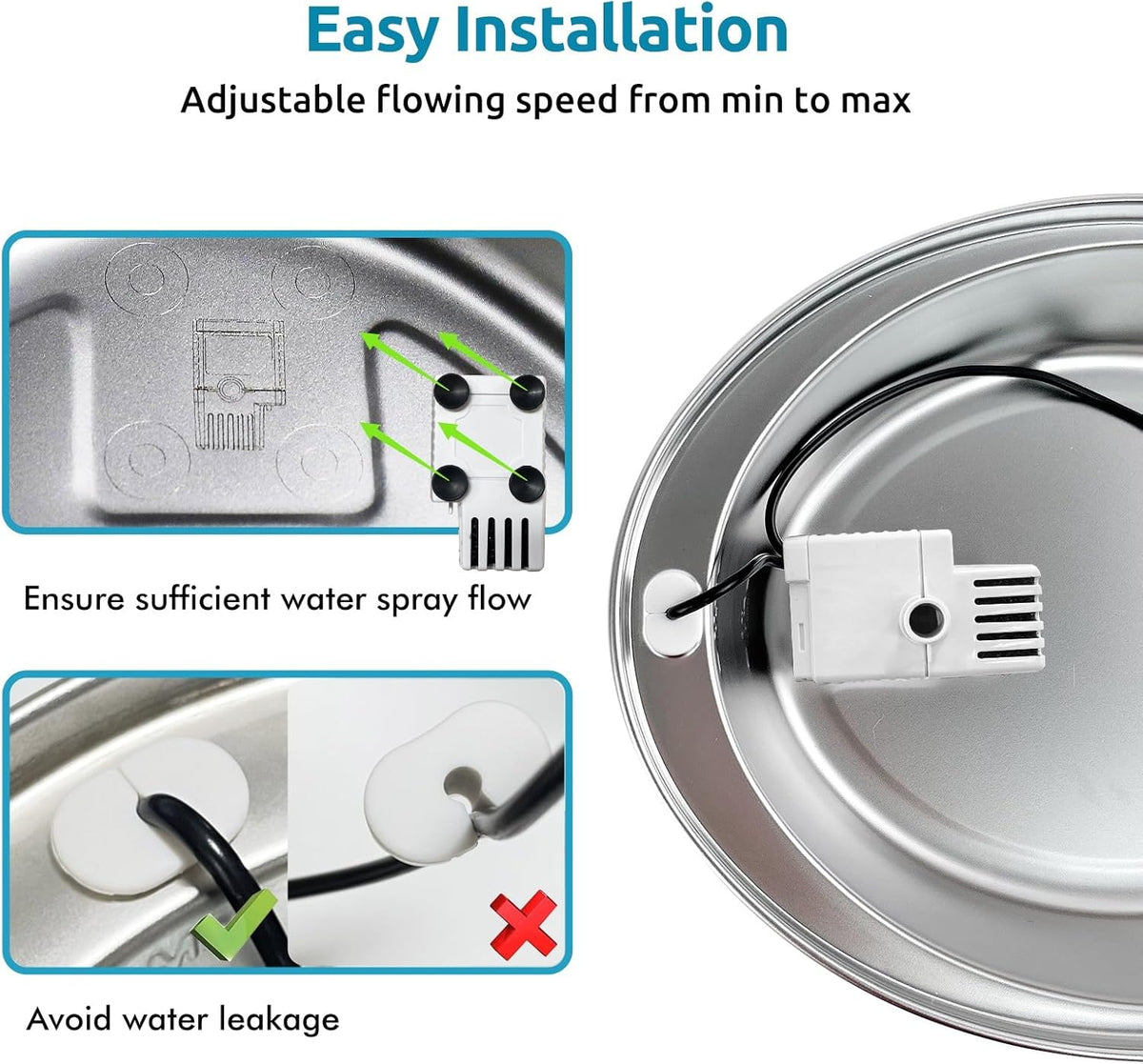 ORSDA Fountain Water Pump