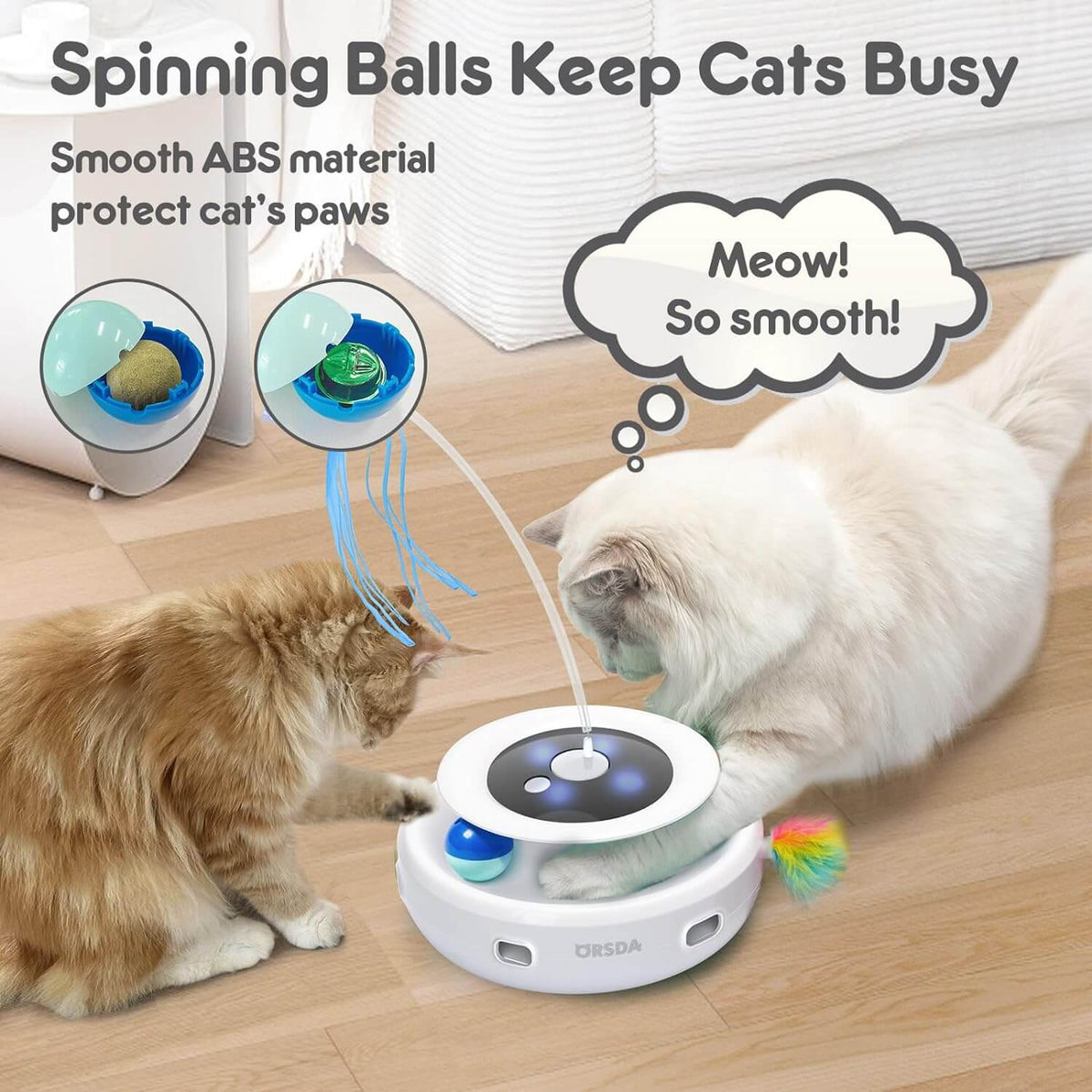 ORSDA 3-in-1 Cat Toys