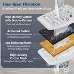 Cat Water Fountain Visible Water Level