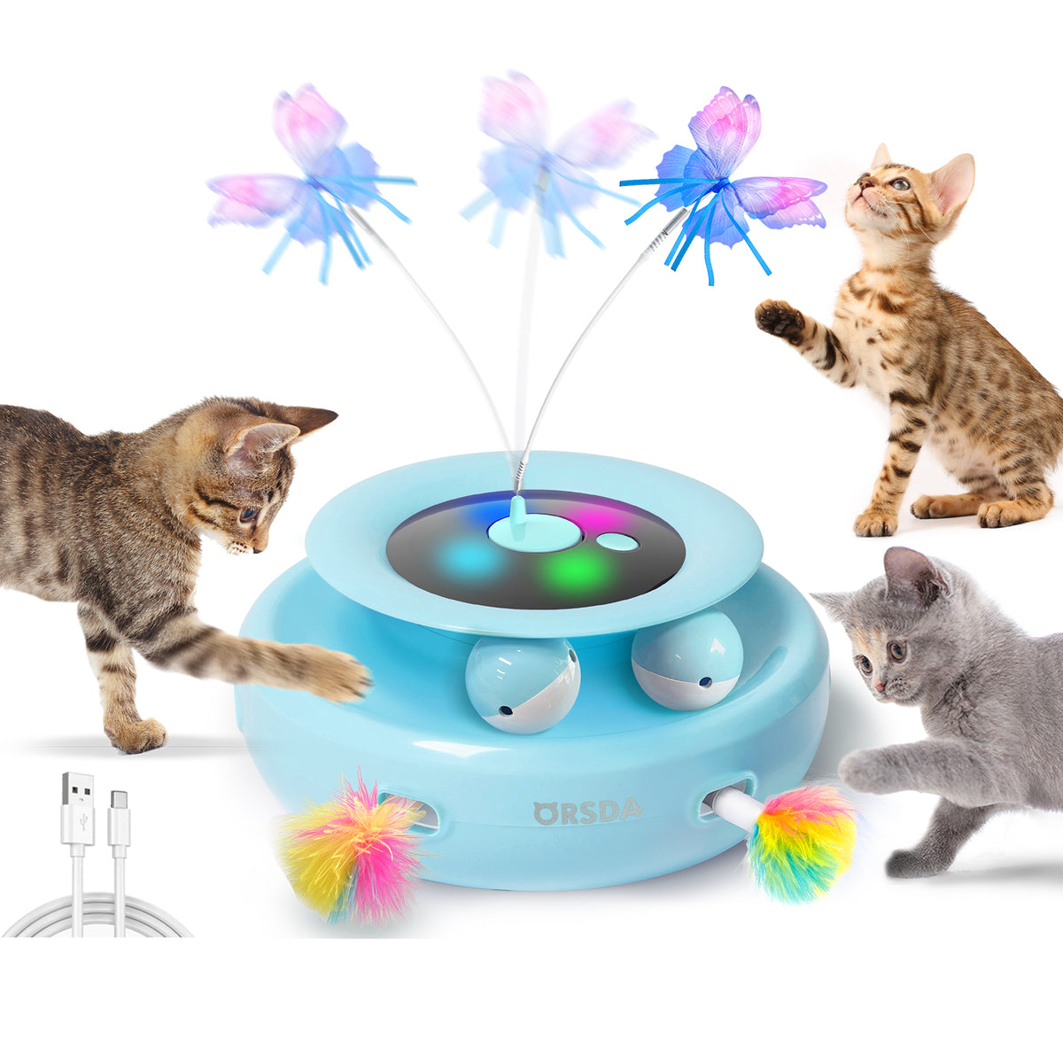 ORSDA 3-in-1 Cat Toys