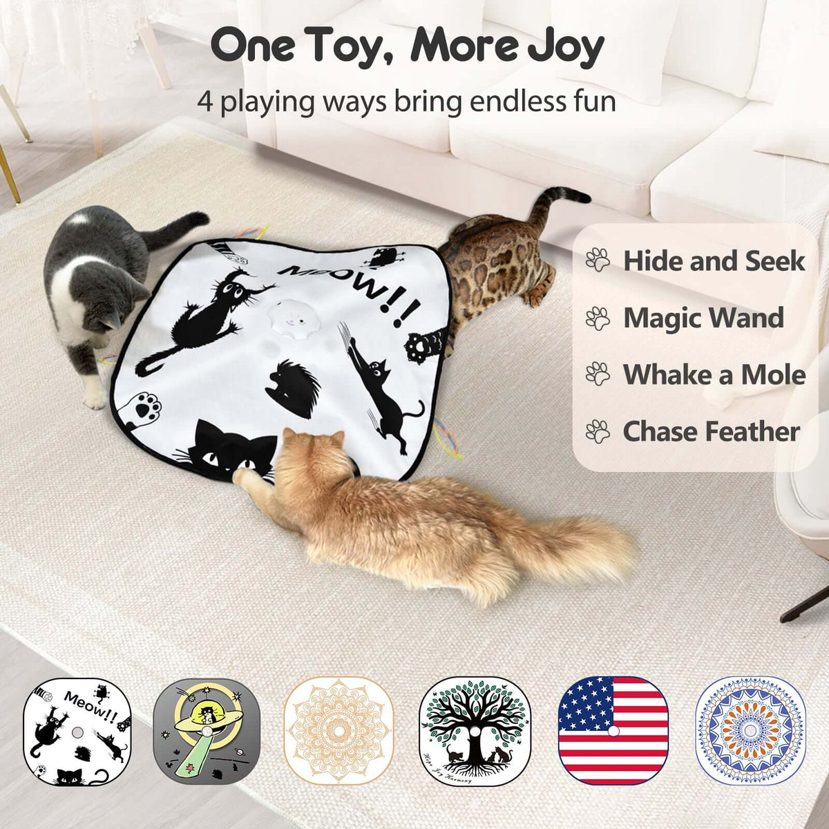 Hide and Seek Cat Toys