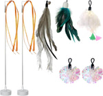 Cat Teaser Toy Attachment 7PCS