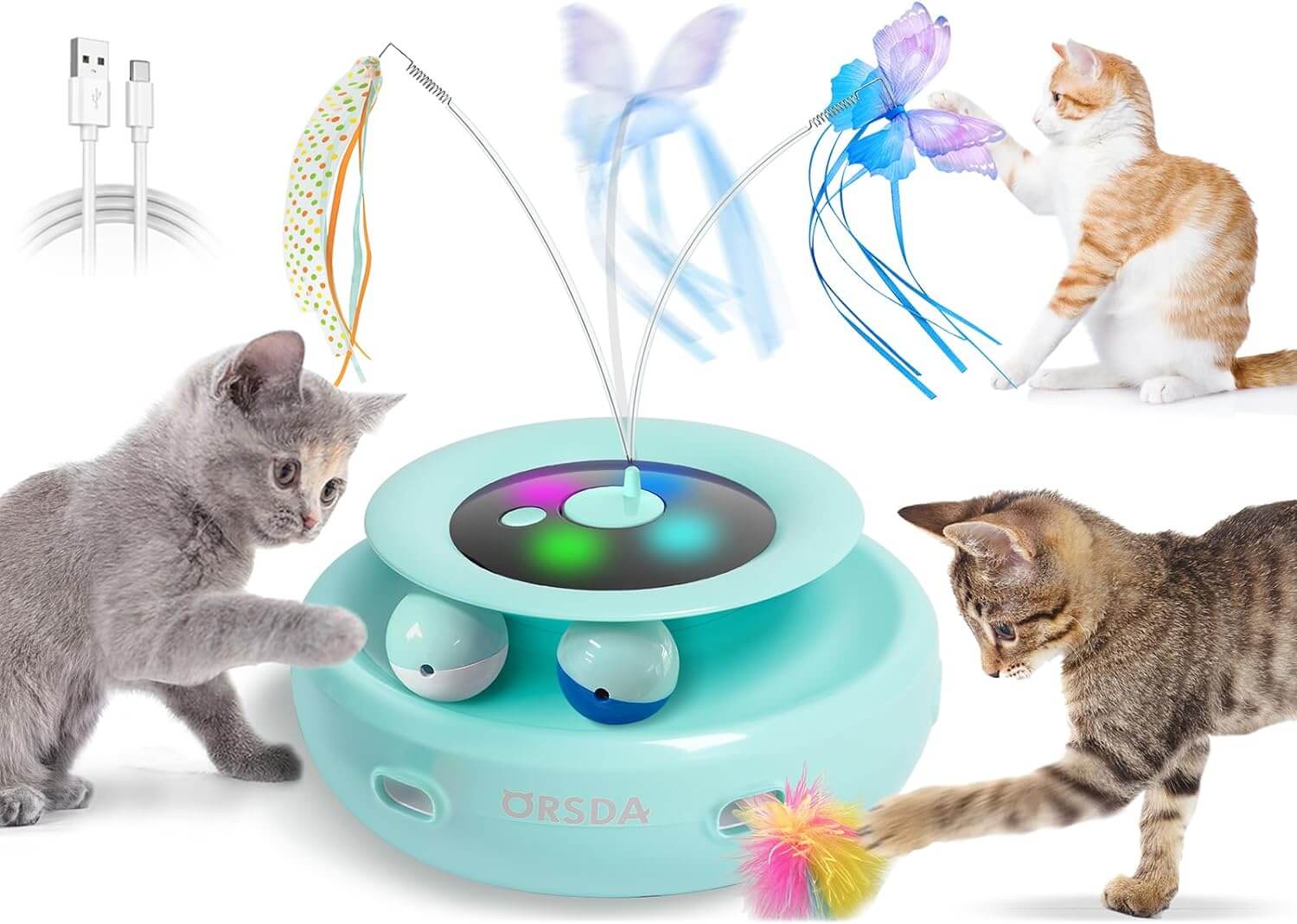 Slither Sprint™ Interactive Cat Toy - KanaGear