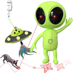 Interactive Dual Laser & Catnip UFO Toy