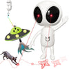 Interactive Dual Laser & Catnip UFO Toy