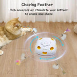 Replacement Feather and Mylar Crinkle Ball 14PCS