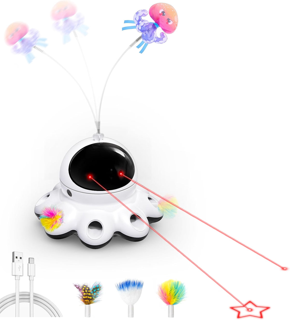 2-in-1 Cat Laser Toys