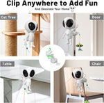 Interactive Dual Laser & Catnip UFO Toy