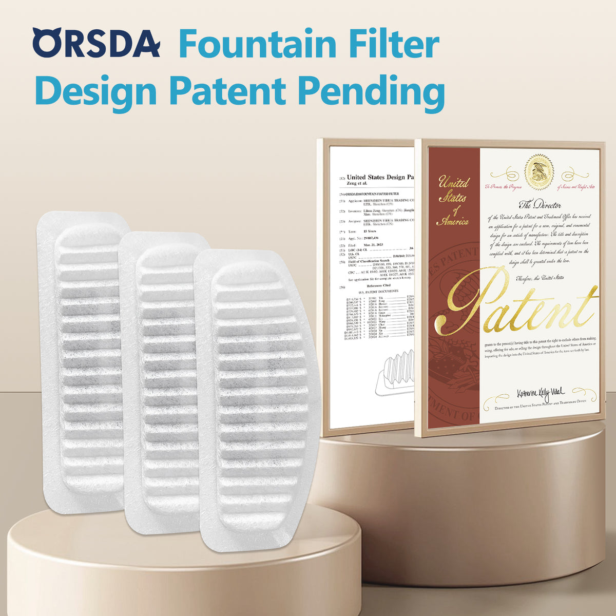2L/67oz Water Fountain Filters 6/12Pack