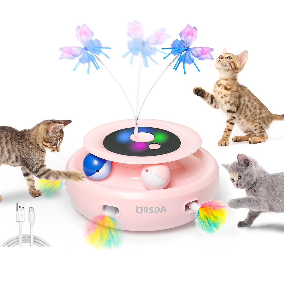 ORSDA 3-in-1 Cat Toys