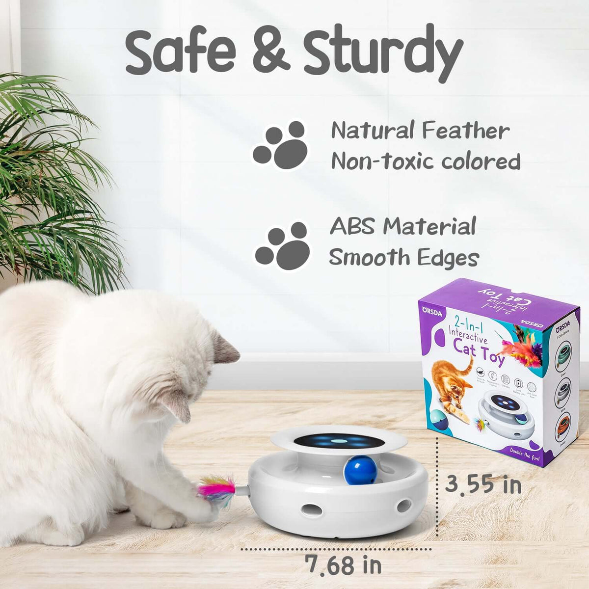 ORSDA 2-in-1 Interactive Cat Toys-ORSDA